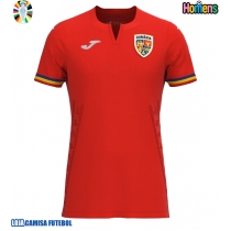 Camisa de Futebol Romênia Equipamento Secundário Europeu 2024 Manga Curta